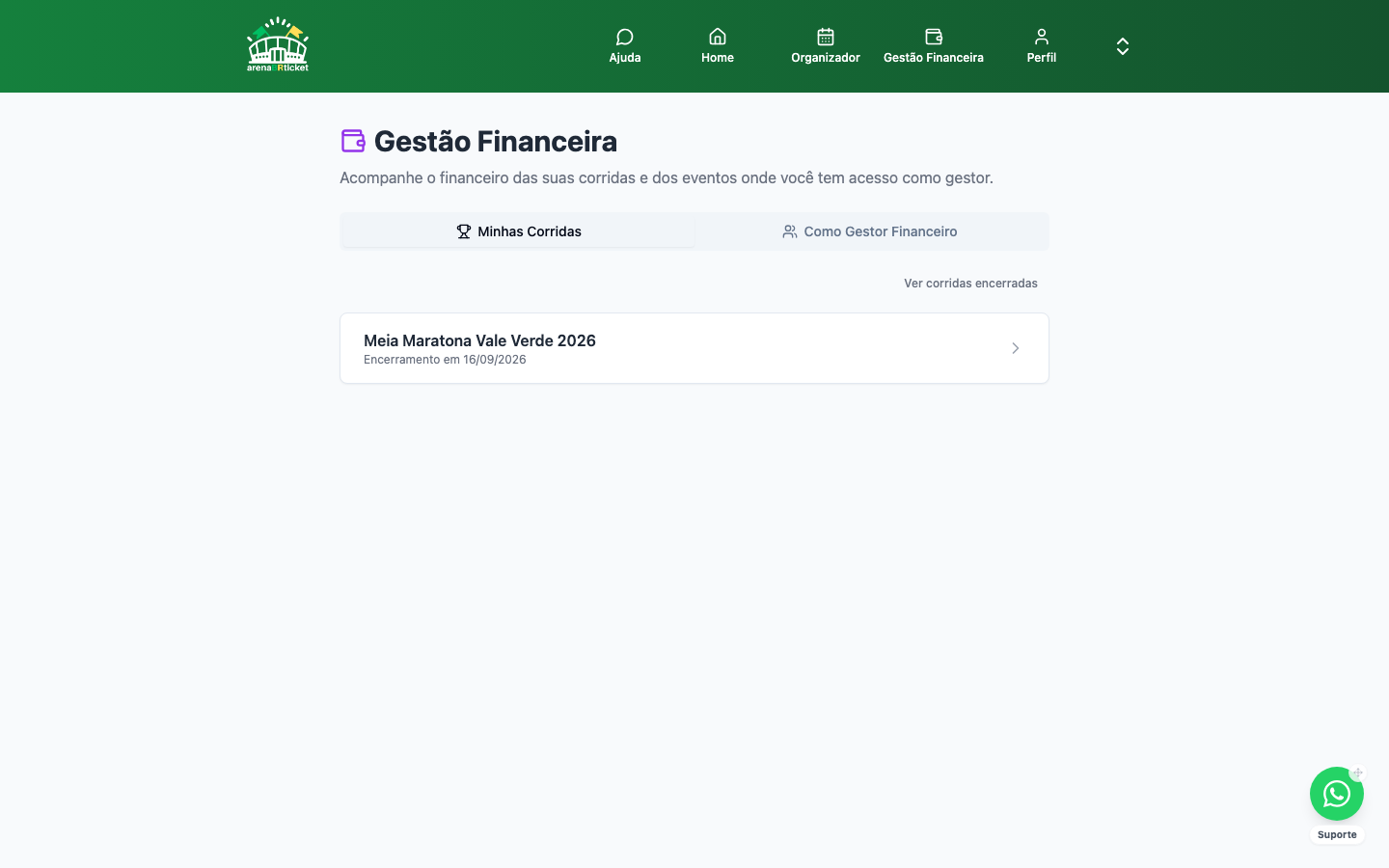 Gestão Financeira — Lista